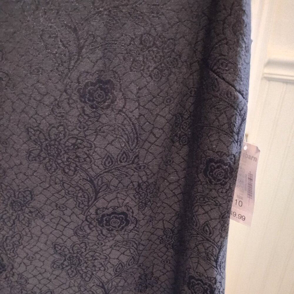 Dress. Black on black Jones Studio NWT     sz 10 - Picture 4 of 6